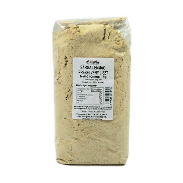 Paleolit Sárga lenmagliszt 1kg préselvényből