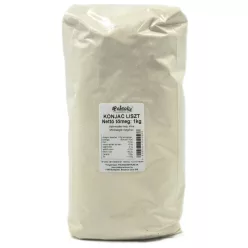 Paleolit Konjac liszt 1kg 120-200 mesh glükomannán tartalom min 90% - 