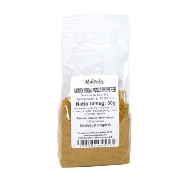 Paleolit Curry indiai fűszerkeverék 50g
