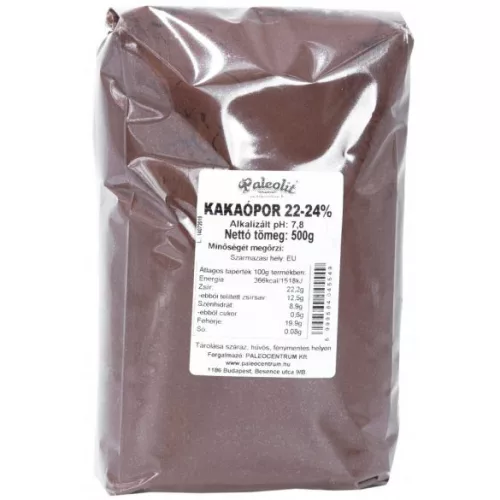 Paleolit Kakaópor 22-24% holland 500g – Új termékek