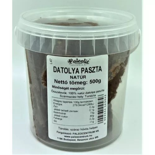 Paleolit Datolya paszta natúr 500g (100% datolya) - 