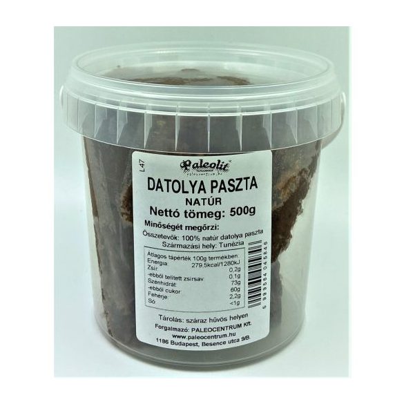 Paleolit Datolya paszta natúr 500g (100% datolya)