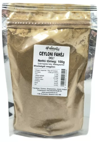 Paleolit Ceyloni fahéj őrölt 100g - 