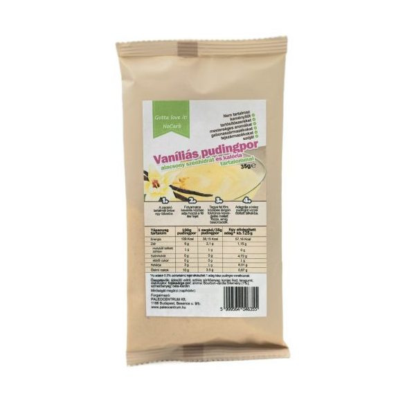 NoCarb Vaníliás pudingpor 35g Gotta love it!