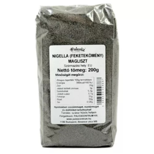 Paleolit Nigella mag liszt 200g (feketekömény) préselvényből - 