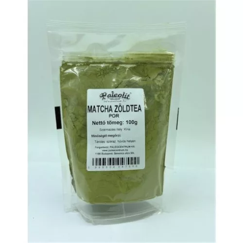 PALEOLIT MATCHA ZÖLDTEA POR 100G - Bio és natúr élelmiszerek
