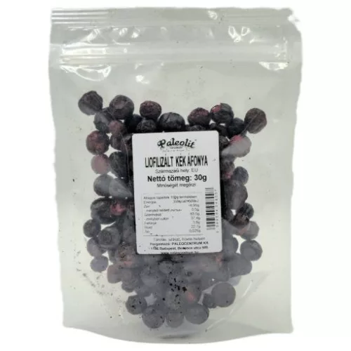 Paleolit Liofilizált kék áfonya 30g szemek Blueberries - 