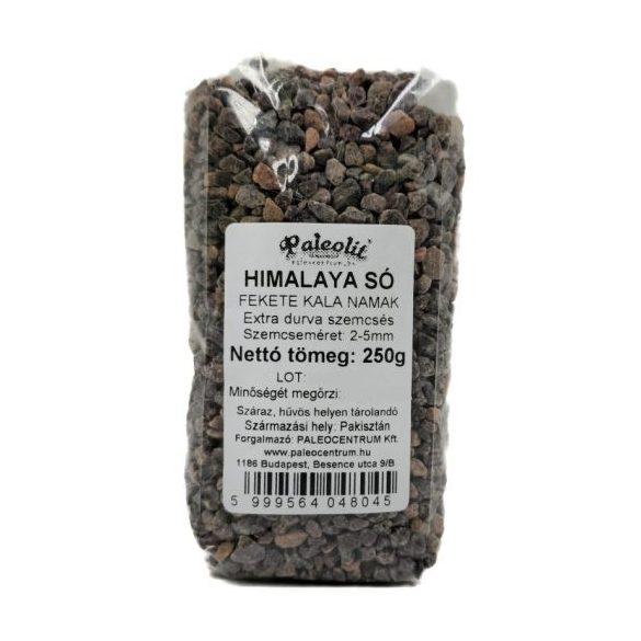 Paleolit Himalaya só fekete 250g extra (2-5mm) Kala Namak