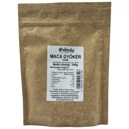 Paleolit Macagyökér por 150g organikus - 