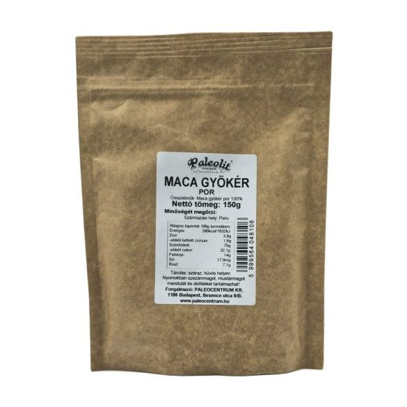 Paleolit Macagyökér por 150g organikus