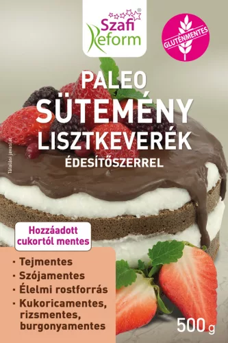 Szafi Reform paleo süteménylisztkeverék édesítőszerrel 500 g - Bio és natúr élelmiszerek