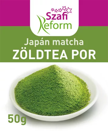 Szafi Fitt japán matcha zöldtea por 50 g - Bio és natúr élelmiszerek