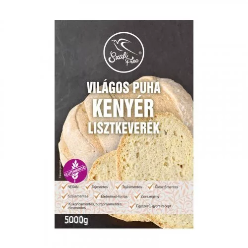 Szafi Free Világos puha kenyér 5kg lisztkeverék - 