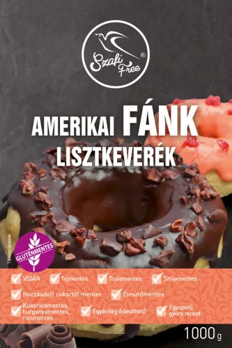 Szafi Free amerikai fánk lisztkeverék 1000 g - Bio és natúr élelmiszerek