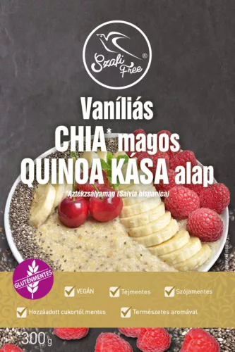 Szafi Free quinoa kása alap chia magos,vaníliás 300 g - Bio és natúr élelmiszerek