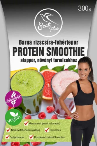 Szafi Free barna rizscsíra-fehérjepor protein smoothie alap 300 g - Bio és natúr élelmiszerek