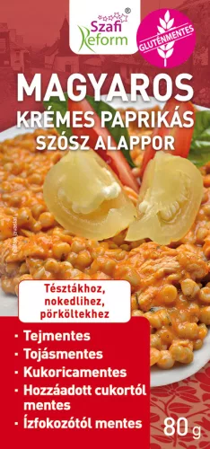 Szafi Reform magyaros paprikás szósz alappor gluténmentes 80 g - Bio és natúr élelmiszerek