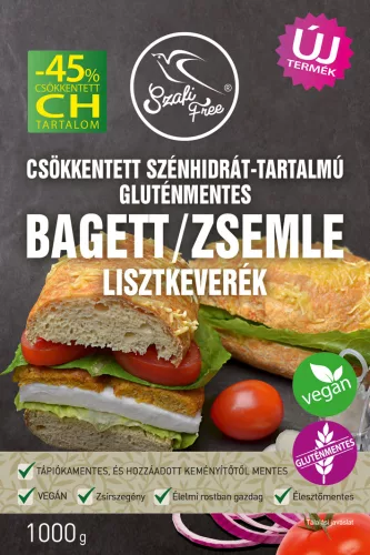 Szafi Free csökkentett ch gluténmentes bagett lisztkeverék 1000 g - Bio és natúr élelmiszerek