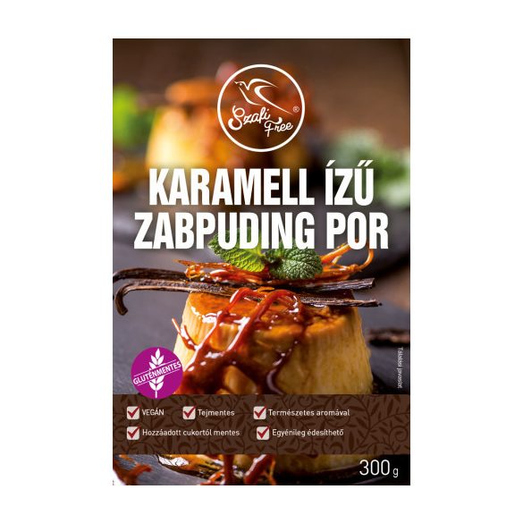 Szafi Free karamell ízű zabpuding por 300 g