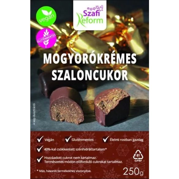 SZAFI R.SZALONCUKOR MOGYORÓKRÉMES 250 g