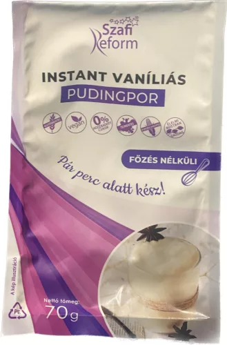 Szafi Reform Instant vaníliás pudingpor (gluténmentes) 70g - 