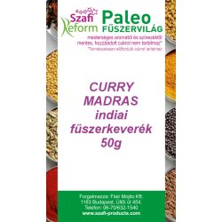 Szafi Reform Paleo Curry Madras indiai fűszerkeverék 50 g 