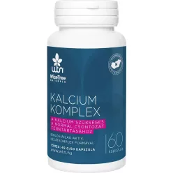 WTN Kalcium komplex 60 kapszula Biológiailag aktív formula - Bio és natúr étrendkiegészítők
