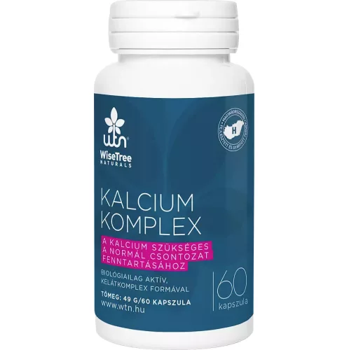 WTN Kalcium komplex 60 kapszula Biológiailag aktív formula - Bio és natúr étrendkiegészítők