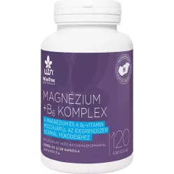 WTN Magnézium + B6 komplex 120 kapszula - Bio és natúr étrendkiegészítők