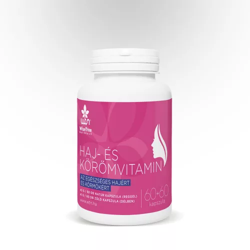 WTN Haj- és körömvitamin 60 db + 60 db kapszula 45 g/41g - Bio és natúr étrendkiegészítők