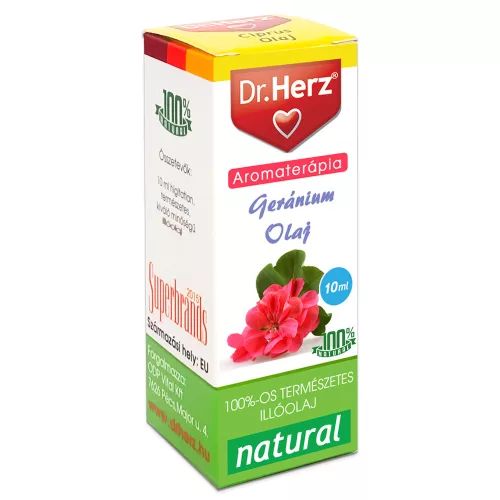 Dr.herz illóolaj geránium 10 ml - Aromaterápiához és természetes wellnesshez