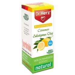 Dr.herz citromos-eukaliptusz illóolaj 10 ml - Aromaterápiához és természetes wellnesshez