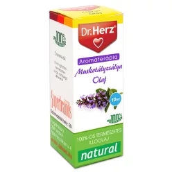 Dr.herz muskotályzsálya illóolaj 10 ml - Aromaterápiához és természetes wellnesshez
