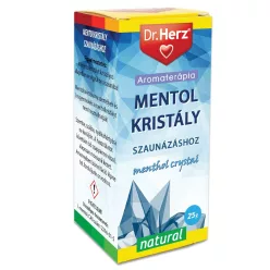 Dr. Herz Mentolkristály 25 g - Aromaterápiához és természetes wellnesshez
