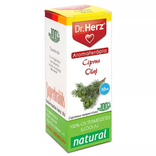 Dr. Herz Ciprus illóolaj 10ml - Aromaterápiához és természetes wellnesshez