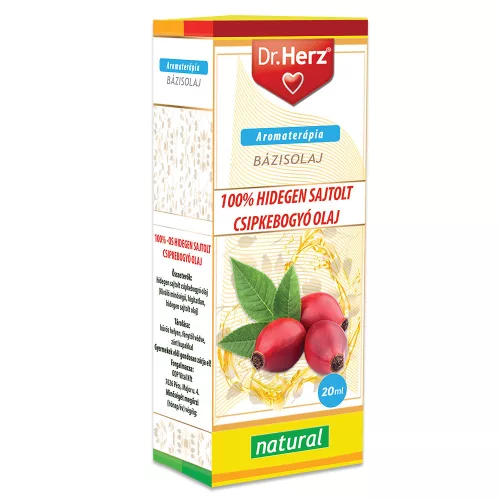 Dr.herz csipkebogyóolaj 100% hidegensajtolt 20 ml - Bio és natúr kozmetikumok