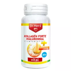 Dr.Herz Kollagén Forte Hialuronnal Tab. 60 db - Bio és natúr étrendkiegészítők