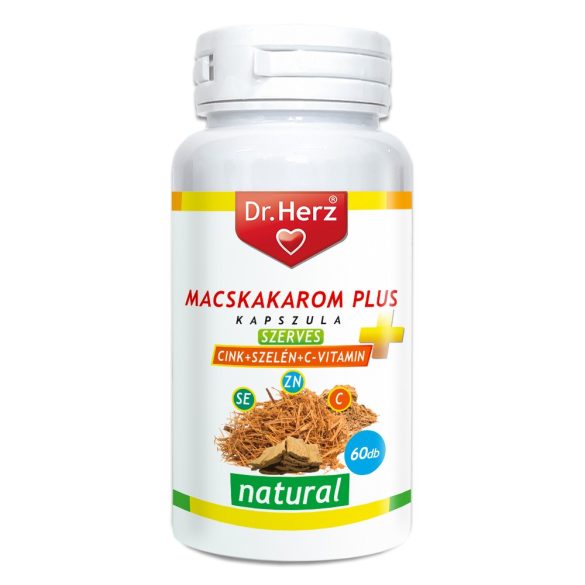DR Herz Macskakarom+Szerves Cink+Szelén+C vitamin 60 db kapszula