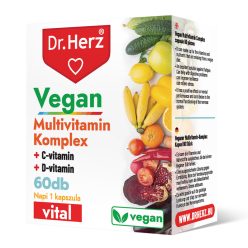 DR Herz Vegan Multivitamin komplex 60 db kapszula doboz #TH - Bio és natúr étrendkiegészítők