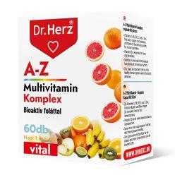 DR Herz A-Z Multivitamin Komplex 60 db kapszula - Bio és natúr étrendkiegészítők
