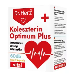 Dr.herz koleszterin optimum plus kapszula 60 db - Bio és natúr étrendkiegészítők