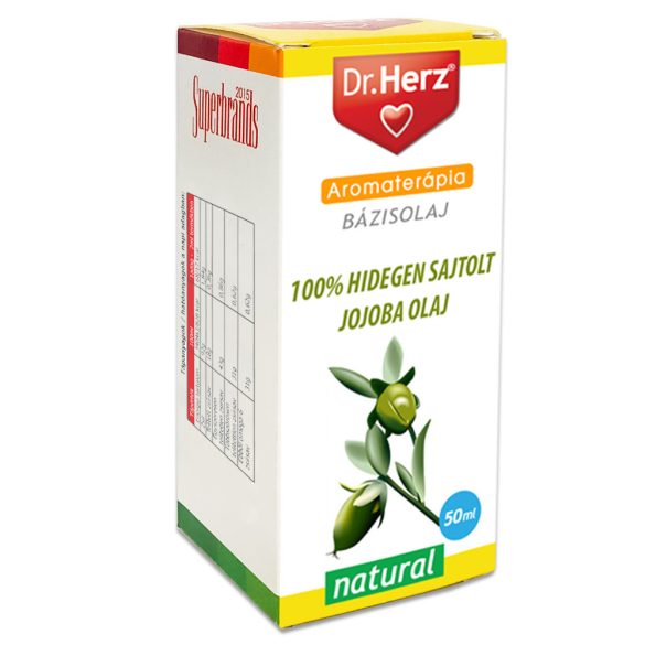 Dr.herz jojobaolaj 100% hidegen sajtolt 50 ml