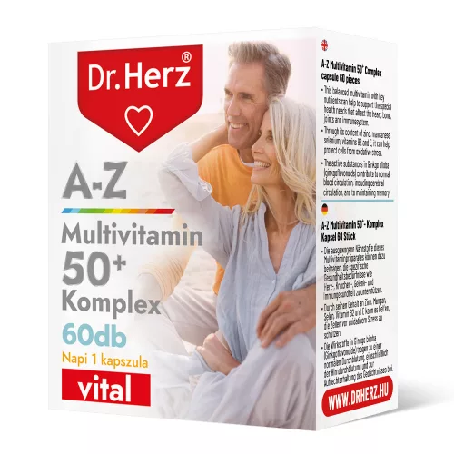Dr.herz a-z 50+ multivitamin komplex kapszula 60 db - 