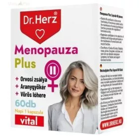 DR HERZ MENOPAUZA PLUS KAPSZULA 60DB - Bio és natúr étrendkiegészítők