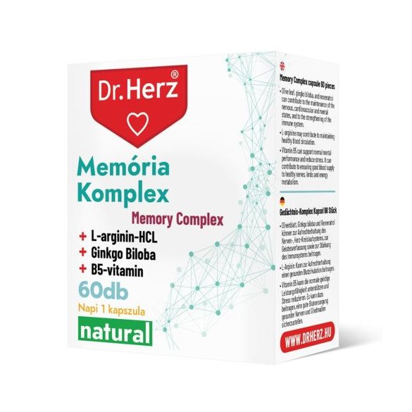 DR HERZ MEMÓRIA KOMPLEX KAPSZULA 60DB