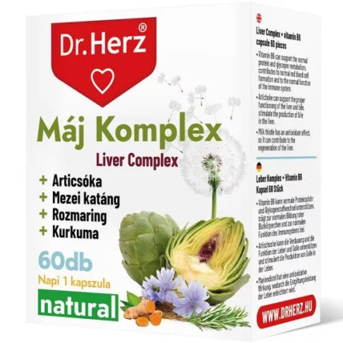 Dr.herz máj komplex kapszula 60 db - 
