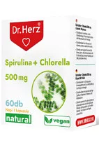 Dr. Herz Spirulina + Chlorella Kapszula 60Db - 