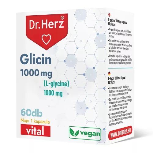 Dr.herz glicin 1000 mg kapszula 60 db – Édesítőszer