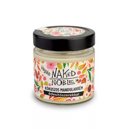 NAKED NOBLE VEGÁN MANDULAKRÉM KÓK. 200G - Bio és natúr élelmiszerek