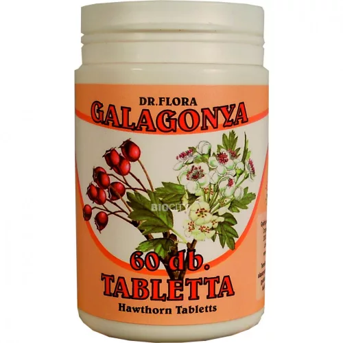 Dr.flóra galagonya tabletta 60 db - Bio és natúr étrendkiegészítők